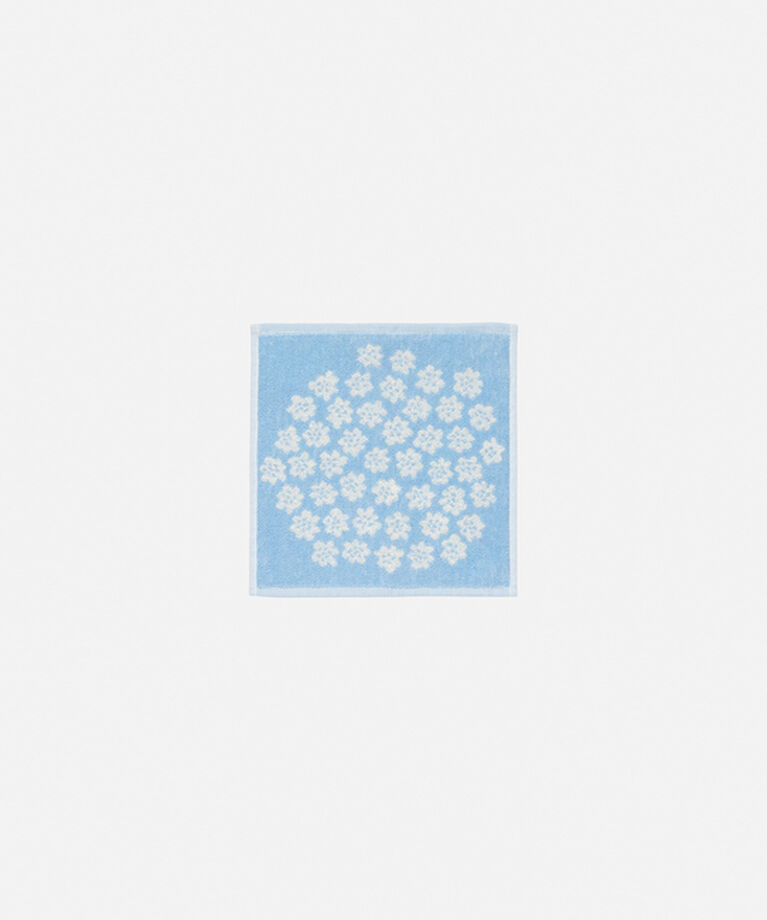 Marimekko「【日本限定】Puketti ミニタオル 26×26cm」|タオル|ﾗｲﾄﾌﾞﾙｰ×ﾎﾜｲﾄ