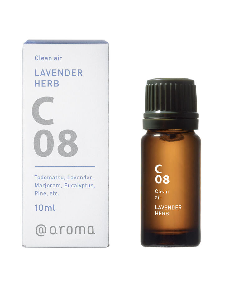 アットアロマ「C08ラベンダーハーブ 10ml　」|アロマ・ルームフレグランス|パープル