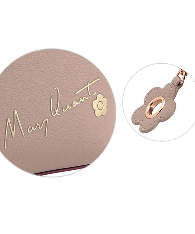 MARY QUANT「フリップサイドデイジー ラウンドポーチL」|ポーチ|