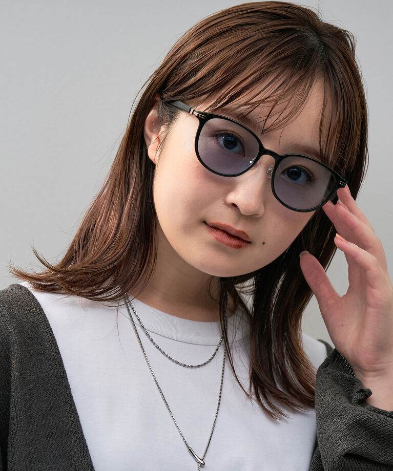  「ボストン型 サングラス | カラーレンズ レザー調 ズレ落ち防止 紫外線防止 UVカット ユニセックス」|サングラス|ブラック