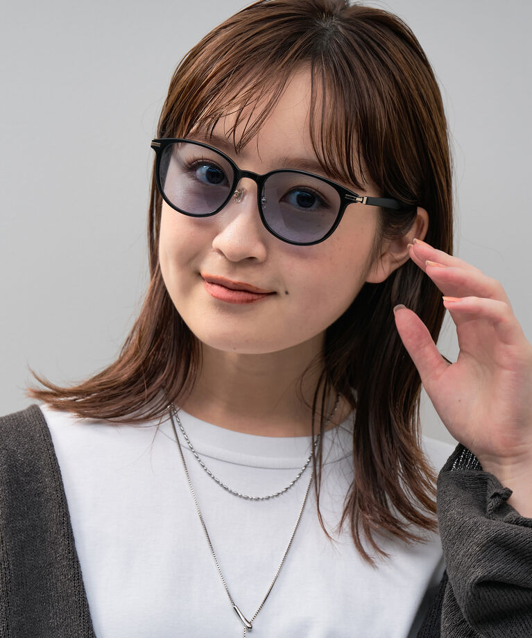  「ボストン型 サングラス | カラーレンズ レザー調 ズレ落ち防止 紫外線防止 UVカット ユニセックス」|サングラス|
