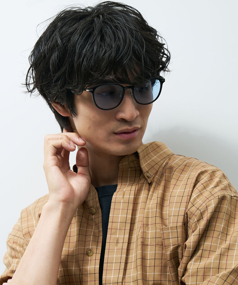  「ボストン型 サングラス | カラーレンズ レザー調 ズレ落ち防止 紫外線防止 UVカット ユニセックス」|サングラス|