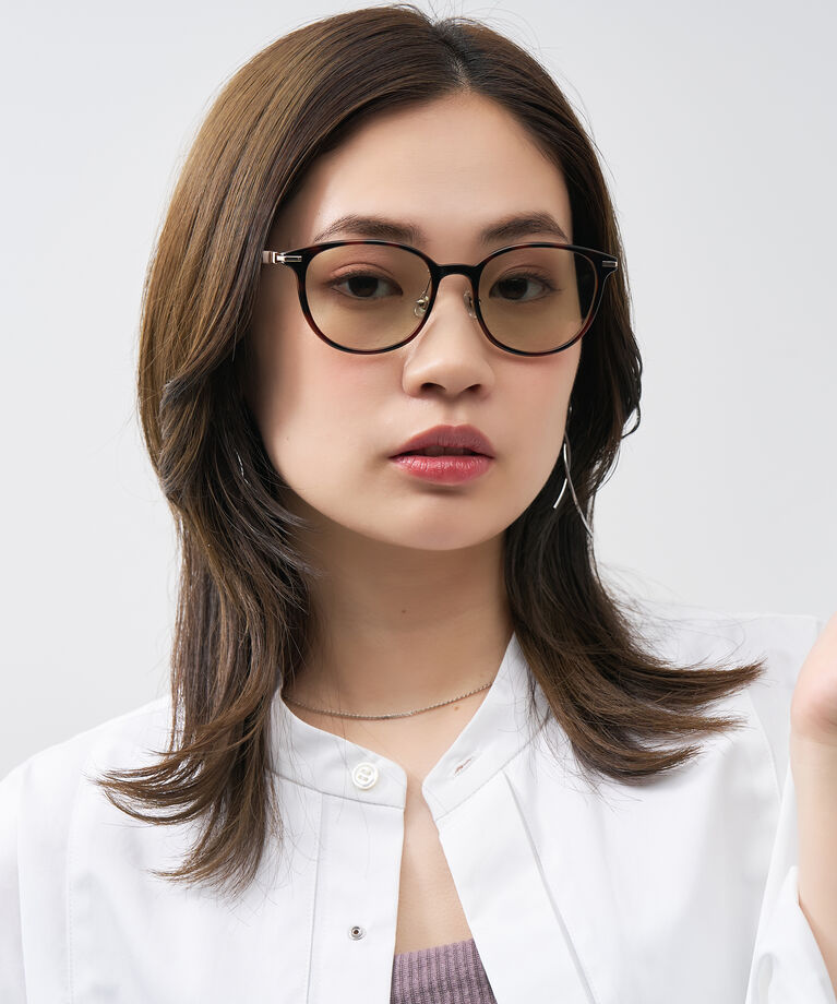  「ボストン型 サングラス | カラーレンズ レザー調 ズレ落ち防止 紫外線防止 UVカット ユニセックス」|サングラス|