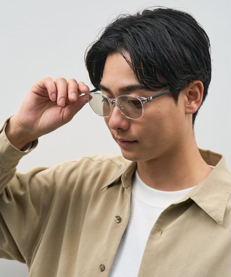  「ボストン型 サングラス | カラーレンズ レザー調 ズレ落ち防止 紫外線防止 UVカット ユニセックス」|サングラス|