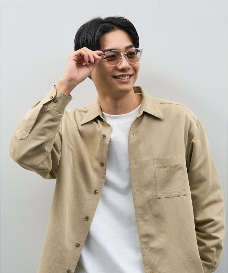  「ボストン型 サングラス | カラーレンズ レザー調 ズレ落ち防止 紫外線防止 UVカット ユニセックス」|サングラス|