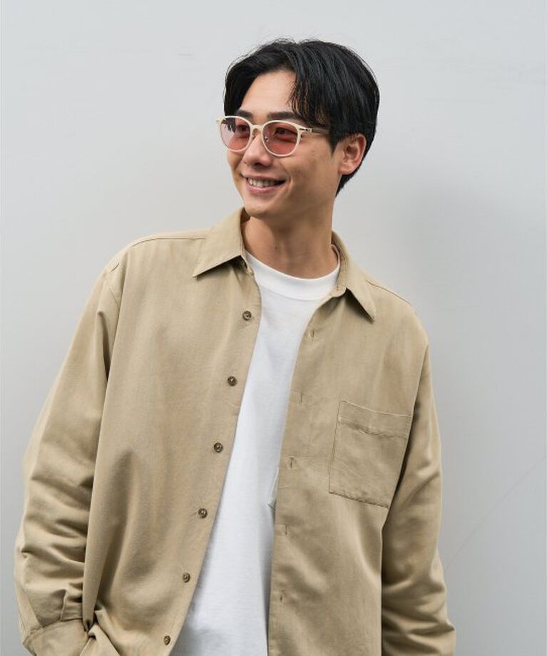  「ボストン型 サングラス | カラーレンズ レザー調 ズレ落ち防止 紫外線防止 UVカット ユニセックス」|サングラス|