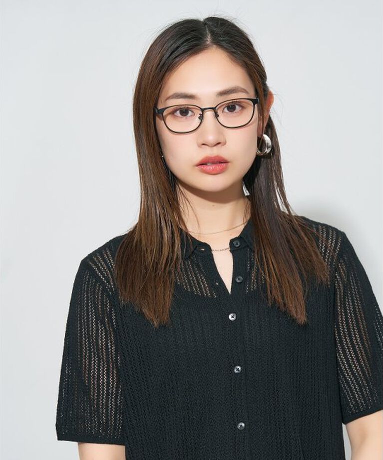  「ウェリントン型 メガネ | メタル 大人可愛い 伊達メガネ レディース レンズ交換券付」|メガネ|