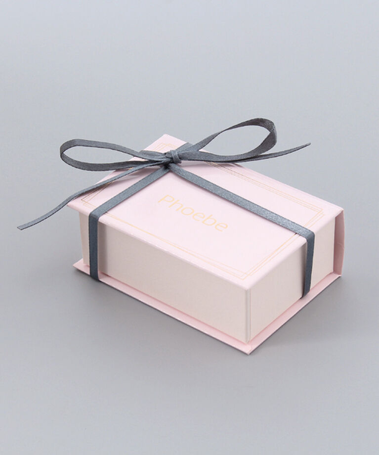 Phoebe「【K10RG】ダブルハーフフープピアス／BOX＆ショッパーつき」|ピアス|