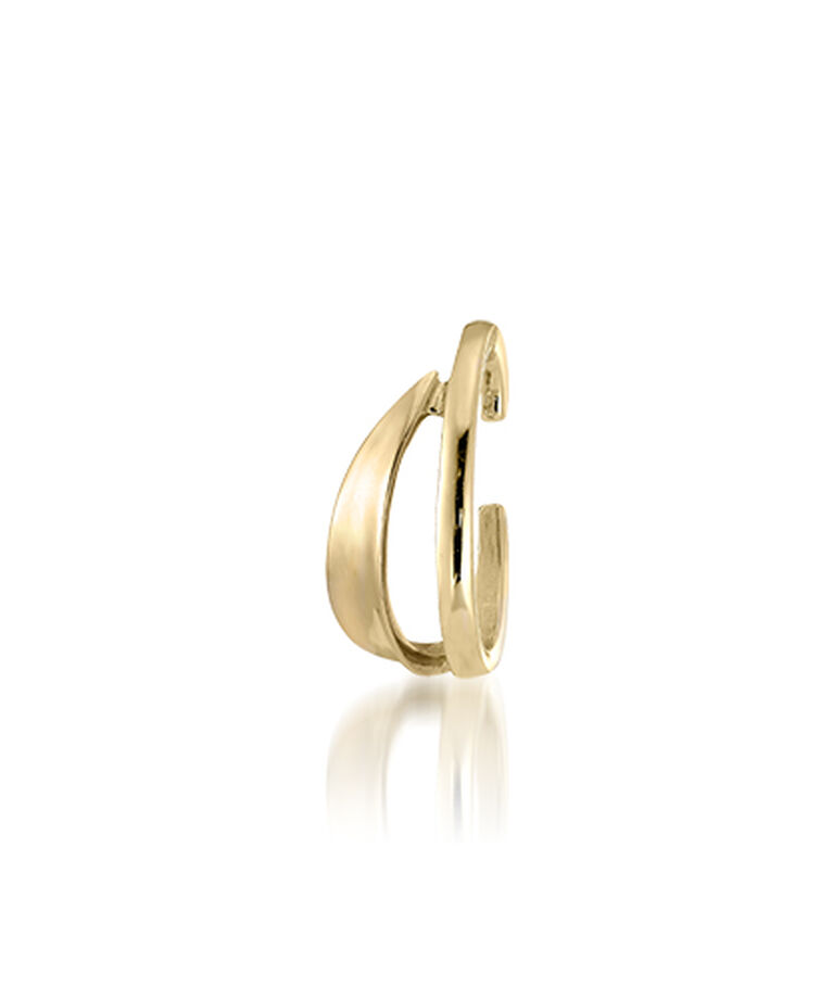 STAR JEWELRY「GOLD WAVE EAR CUFF」|イヤリング|イエローゴールド