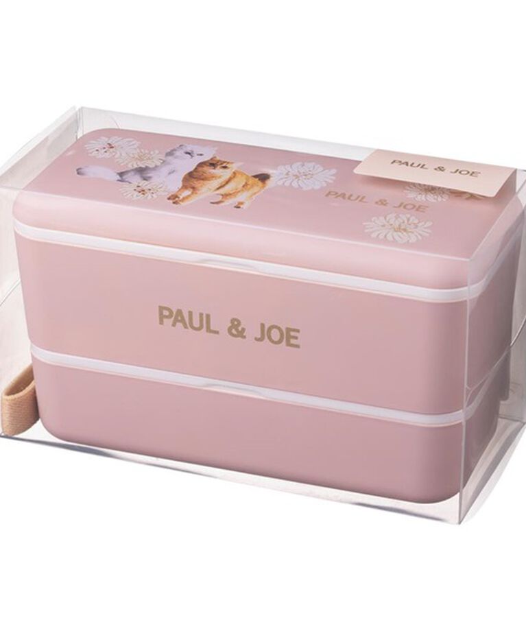 PAUL&JOE「ランチボックス・長方形・２段／ポール＆ジョー・ブレイクタイム」|食器・キッチングッズ|