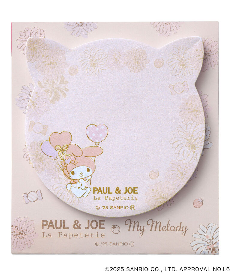 PAUL&JOE「付せん／ポール＆ジョーｘマイメロディ」|ステーショナリー|ピンク