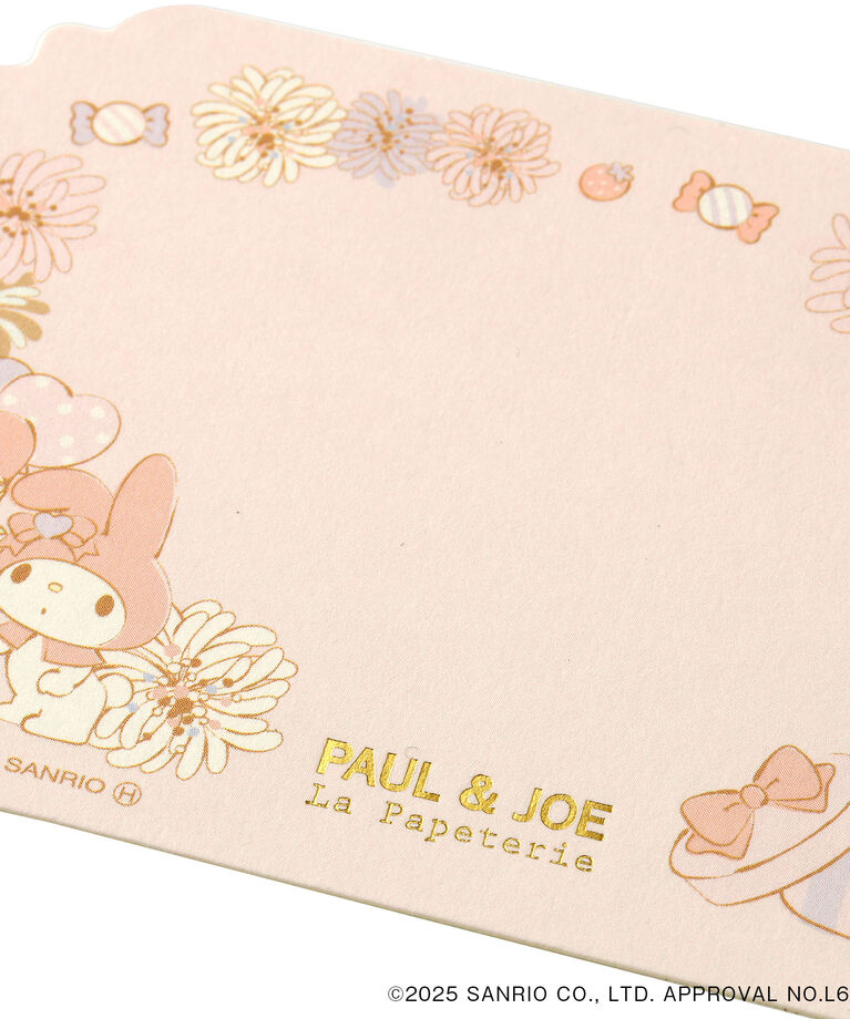 PAUL&JOE「メッセージカードセット／ポール＆ジョーｘマイメロディ」|ステーショナリー|
