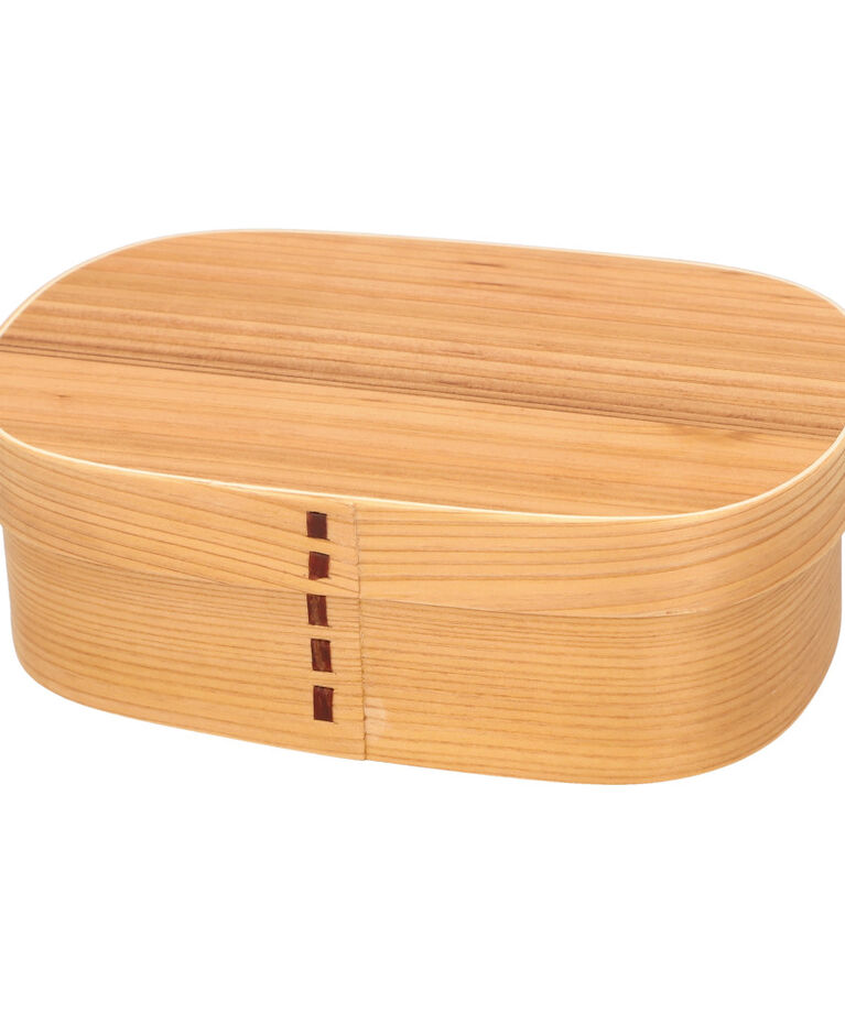 BACKYARD FAMILY「わっぱ 弁当箱 通販 胴張型 1段 一段 750ml わっぱ弁当 まげわっぱ 曲げわっぱ 白木」|食器・キッチングッズ|ブラウン1