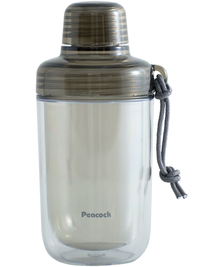 BACKYARD FAMILY「ピーコック Peacock 水筒 PPB-35 通販 クリアボトル キャップタイプ 340ml」|食器・キッチングッズ|ブラック1