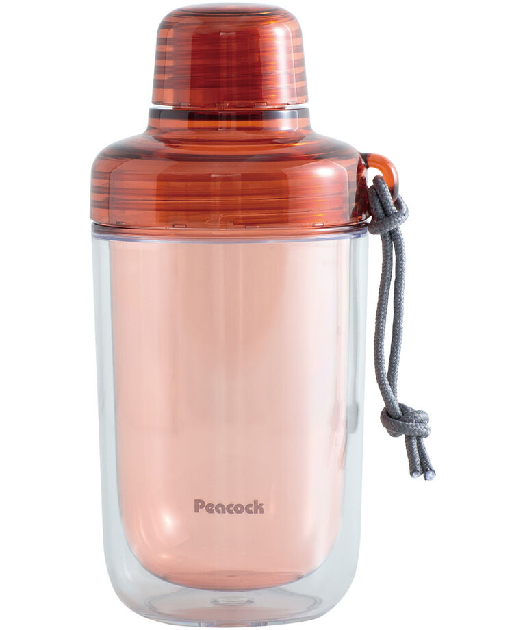 BACKYARD FAMILY「ピーコック Peacock 水筒 PPB-35 通販 クリアボトル キャップタイプ 340ml」|食器・キッチングッズ|レッド1