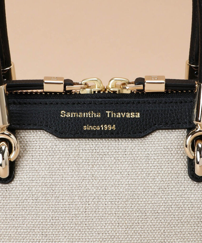 Samantha Thavasa「アベクトワ リネンハンドバッグ」|ハンドバッグ|