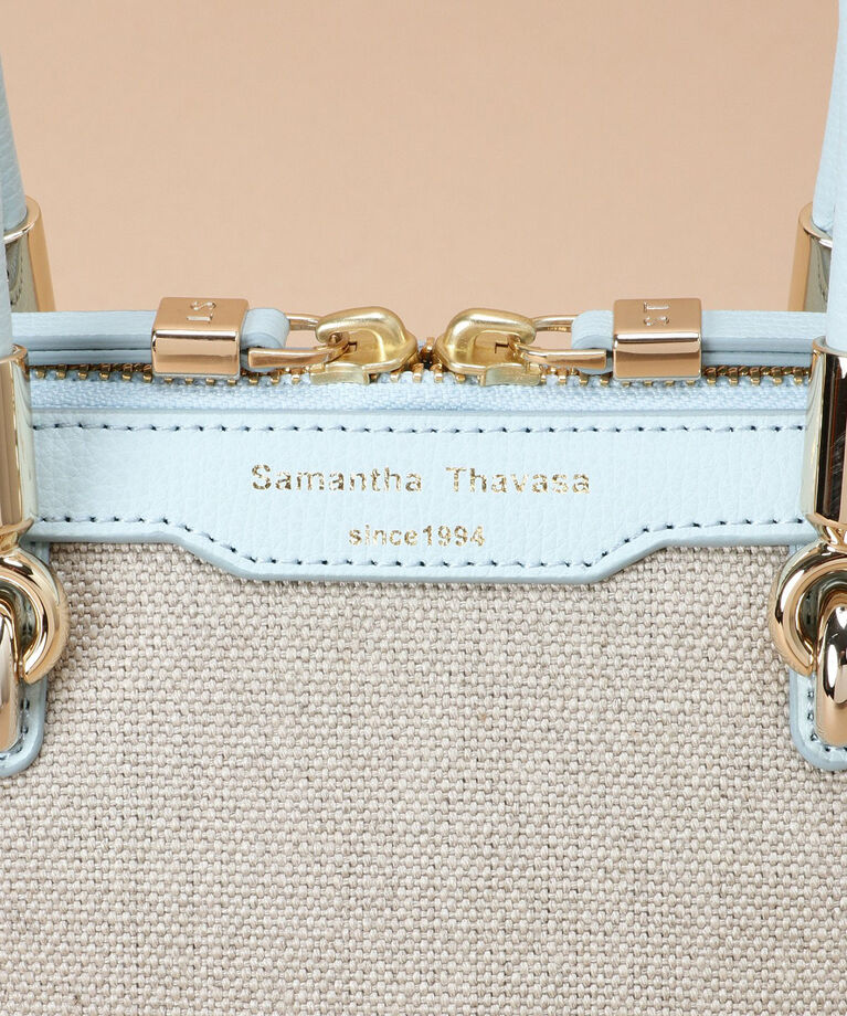 Samantha Thavasa「アベクトワ リネンハンドバッグ」|ハンドバッグ|