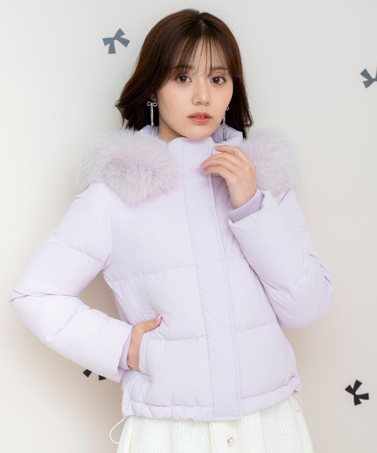 WILLSELECTION「FOXファー付きショートダウン」|ダウン|