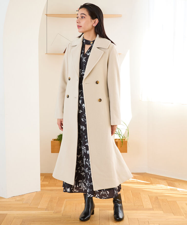 ORiental TRaffic「ダブルボタンコート/MO33C03-1」|ピーコート|BEIGE