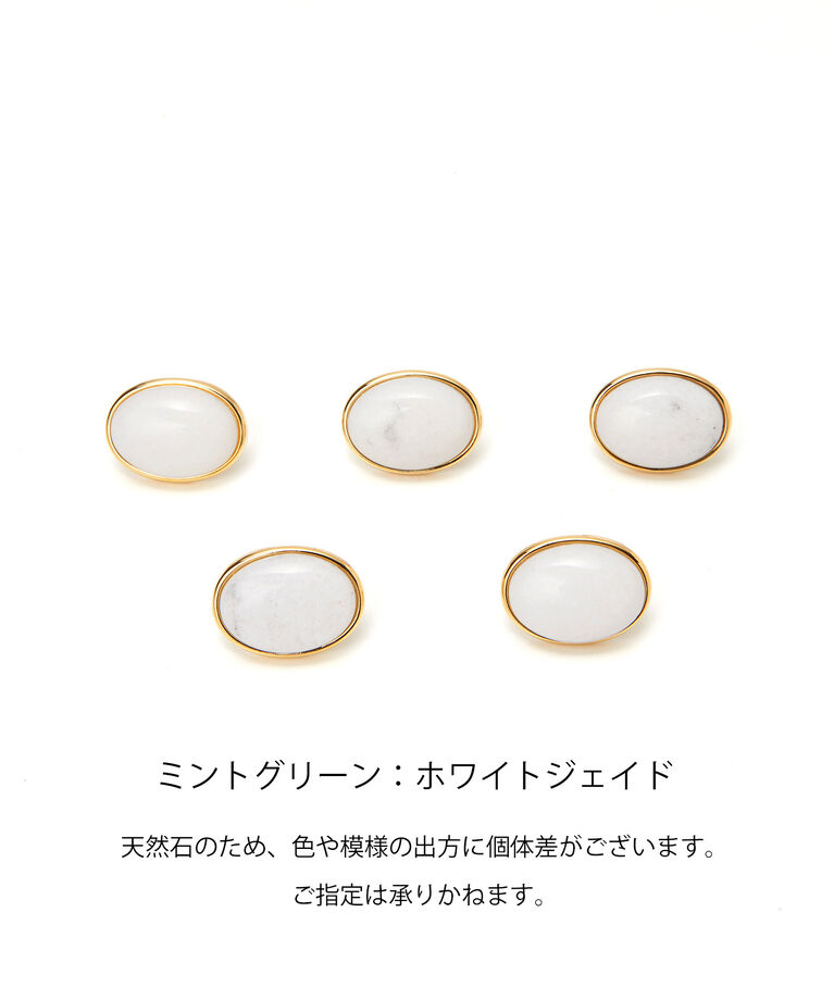 TOPKAPI 「【TOPKAPI】 gemdrops ジェムドロップ ミニエンボスレザー 天然石 二つ折り 財布 」|財布|