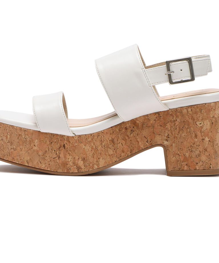 JOLI ENCORE「【JOLI ENCORE(FR)】WEDGE SOLE SANDAL 7.5」|サンダル|ホワイト