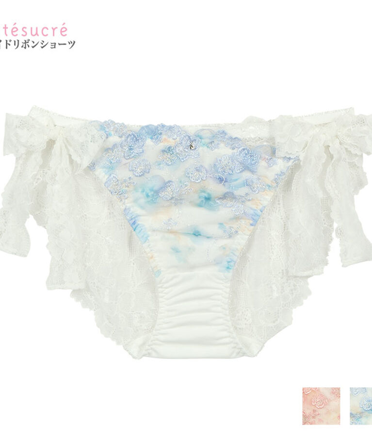 intesucre「アンテシュクレ  IBT379ペア サイドリボンショーツ M-L  ISD379」|インナー|