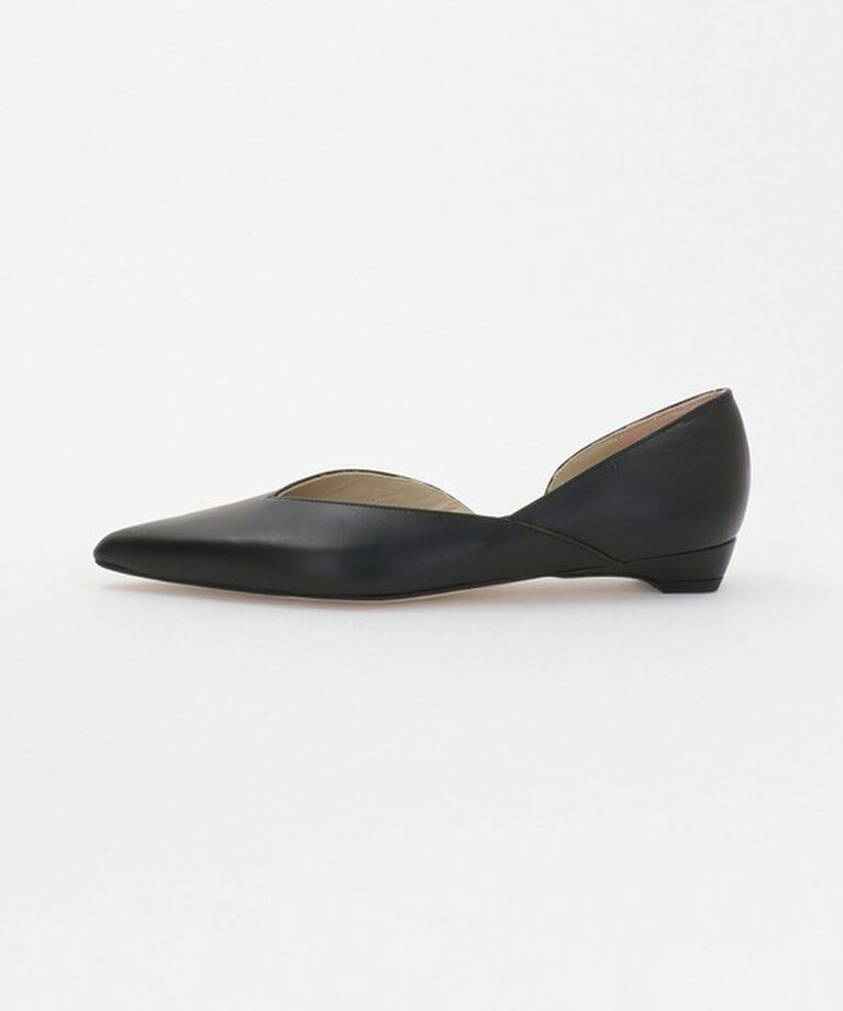 ODETTE E ODILE「ハーフドルセーVカット フラット20↑」|パンプス|BLACK