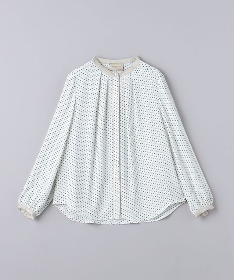 UNITED ARROWS「バイカラー パイピング ブラウス」|シャツ・ブラウス|