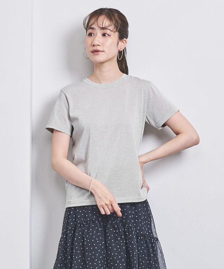 UNITED ARROWS「ラメ Tシャツ」|Tシャツ・カットソー|SILVER