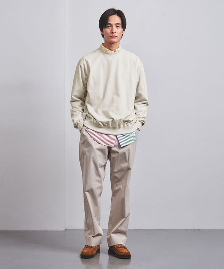 UNITED ARROWS「ピーチスキン クルーネック スウェット」|スウェット・ジャージ|