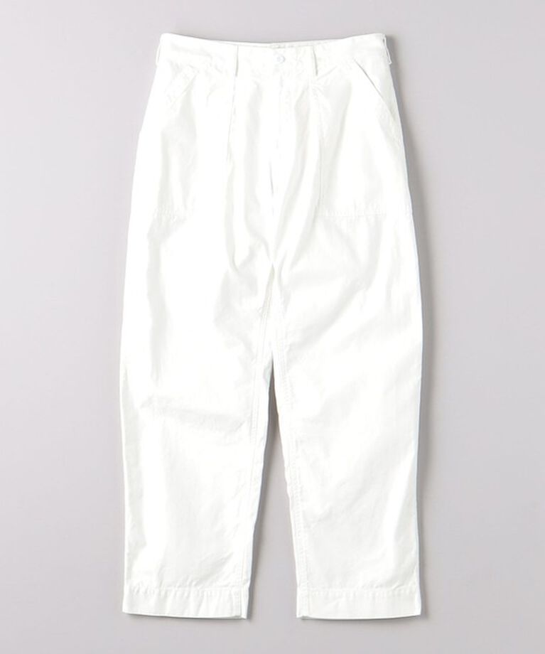 UNITED ARROWS「オーガニックコットン バックサテン ファティーグパンツ」|チノ|