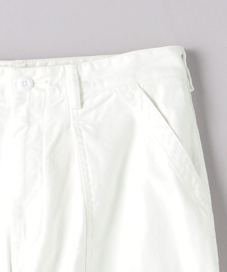 UNITED ARROWS「オーガニックコットン バックサテン ファティーグパンツ」|チノ|