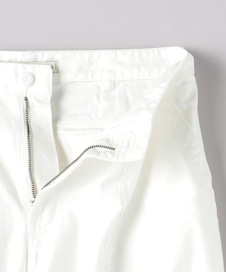 UNITED ARROWS「オーガニックコットン バックサテン ファティーグパンツ」|チノ|
