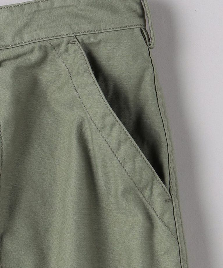 UNITED ARROWS「オーガニックコットン バックサテン ファティーグパンツ」|チノ|