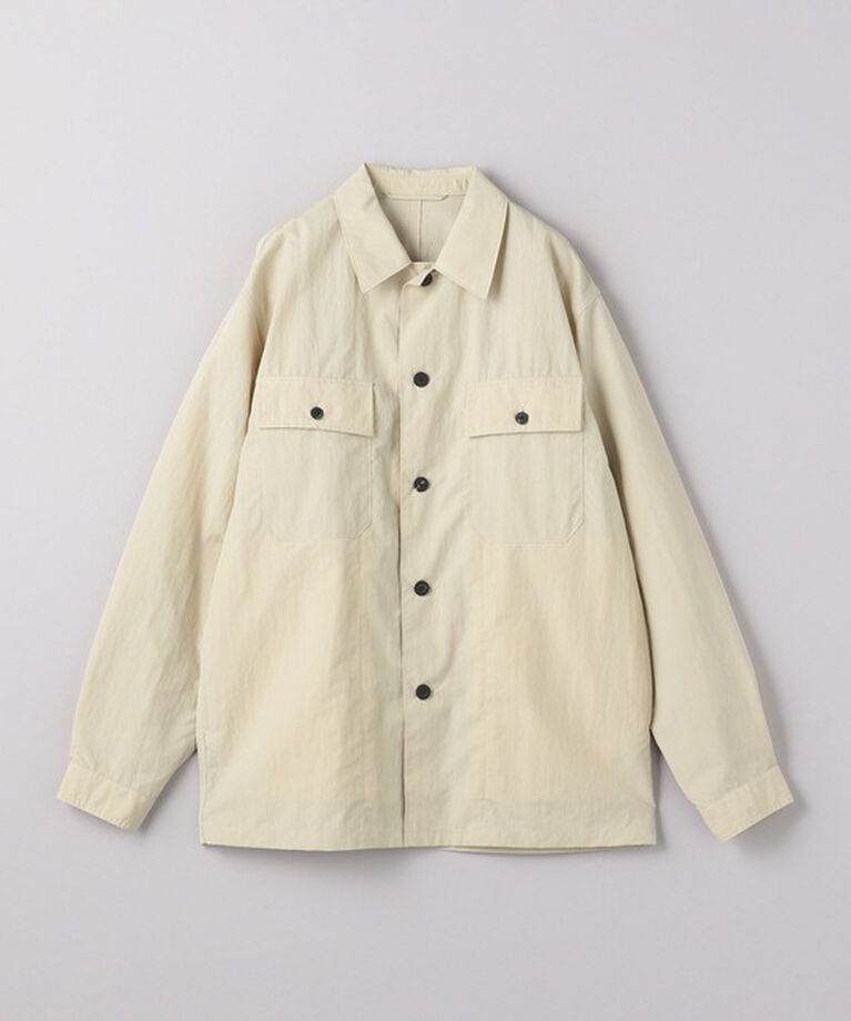 UNITED ARROWS「ナイロン コットン ミリタリー オーバーシャツ」|シャツ・ブラウス|