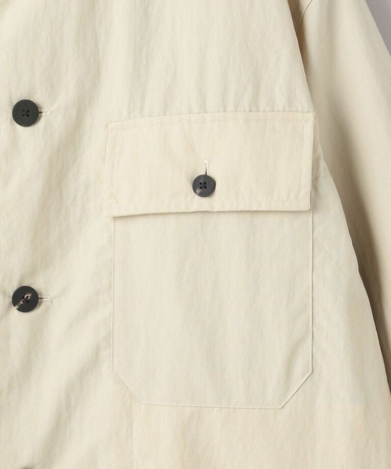 UNITED ARROWS「ナイロン コットン ミリタリー オーバーシャツ」|シャツ・ブラウス|