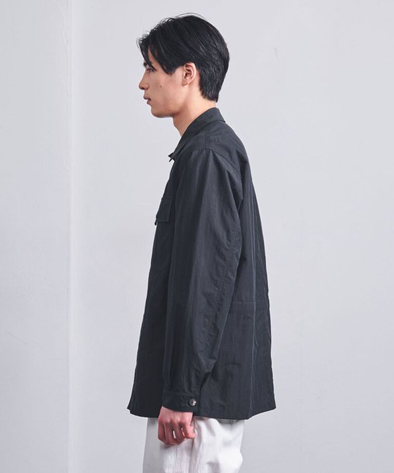 UNITED ARROWS「ナイロン コットン ミリタリー オーバーシャツ」|シャツ・ブラウス|