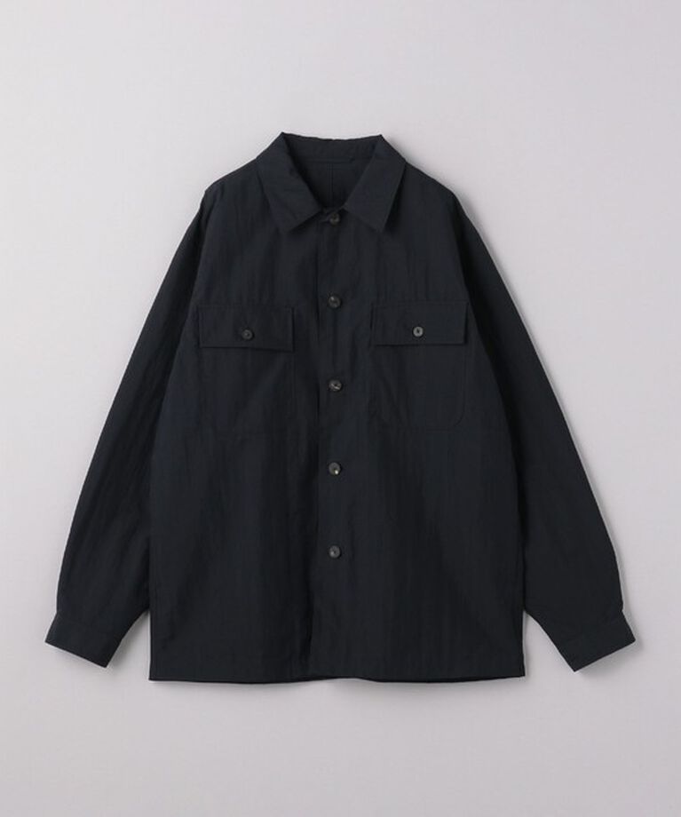UNITED ARROWS「ナイロン コットン ミリタリー オーバーシャツ」|シャツ・ブラウス|