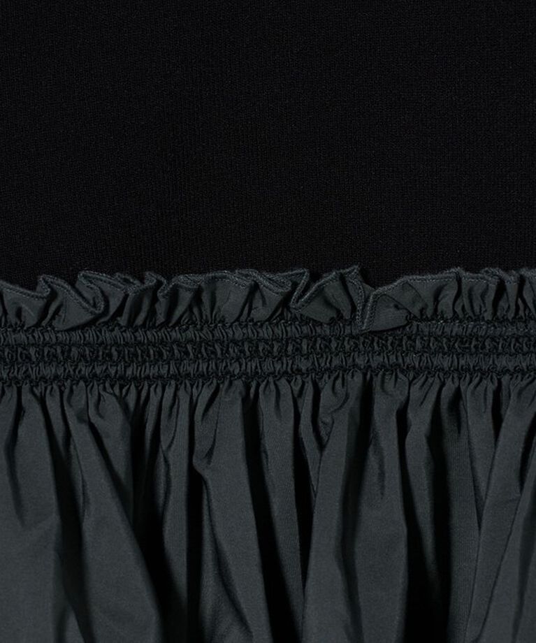 UNITED ARROWS「エンブロ ティアードコンビ ショートスリーブ ニット」|ニット・セーター|