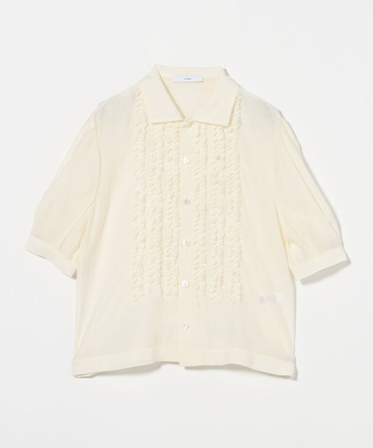 ASTRAET「＜ASTRAET＞フリル パフスリーブブラウス」|シャツ・ブラウス|