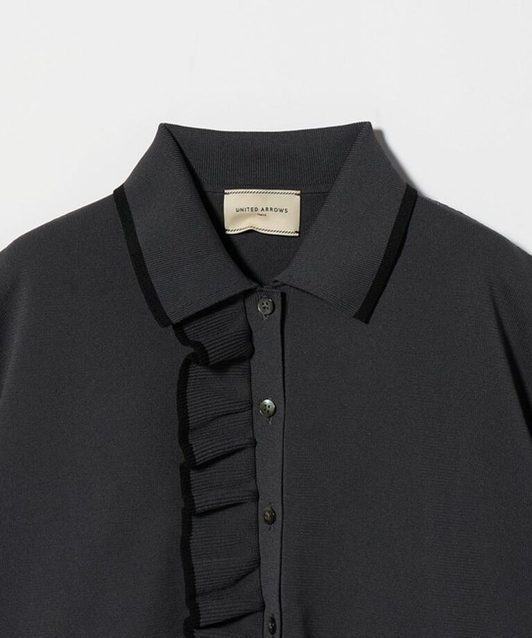 UNITED ARROWS「ミニマルフリル  ニット 5SL」|ニット・セーター|
