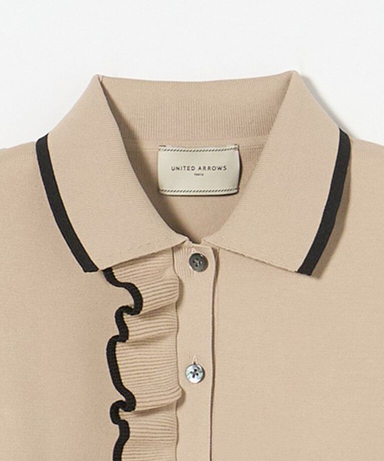 UNITED ARROWS「ミニマルフリル  ニット 5SL」|ニット・セーター|