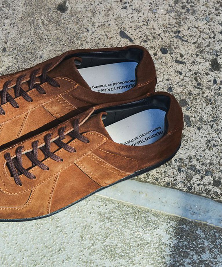 UNITED ARROWS green label relaxing「【別注】＜GERMAN TRAINeR＞GLR ジャーマントレーナー スエード スニーカー」|スニーカー|
