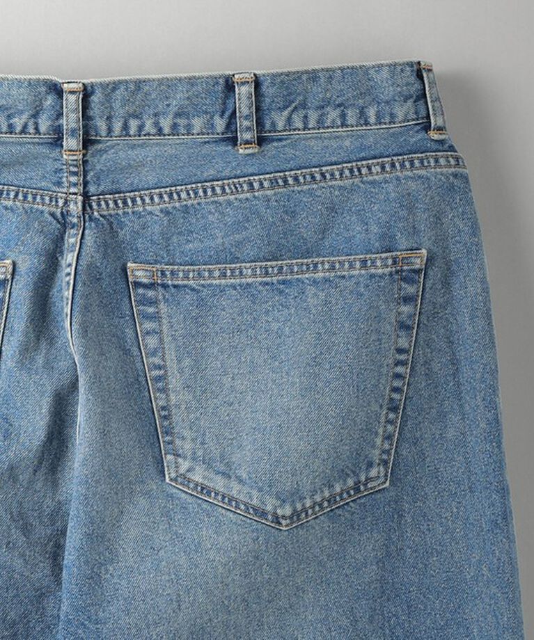 BEAUTY&YOUTH UNITED ARROWS「ダメージ ラップワイド デニムパンツ」|デニム|