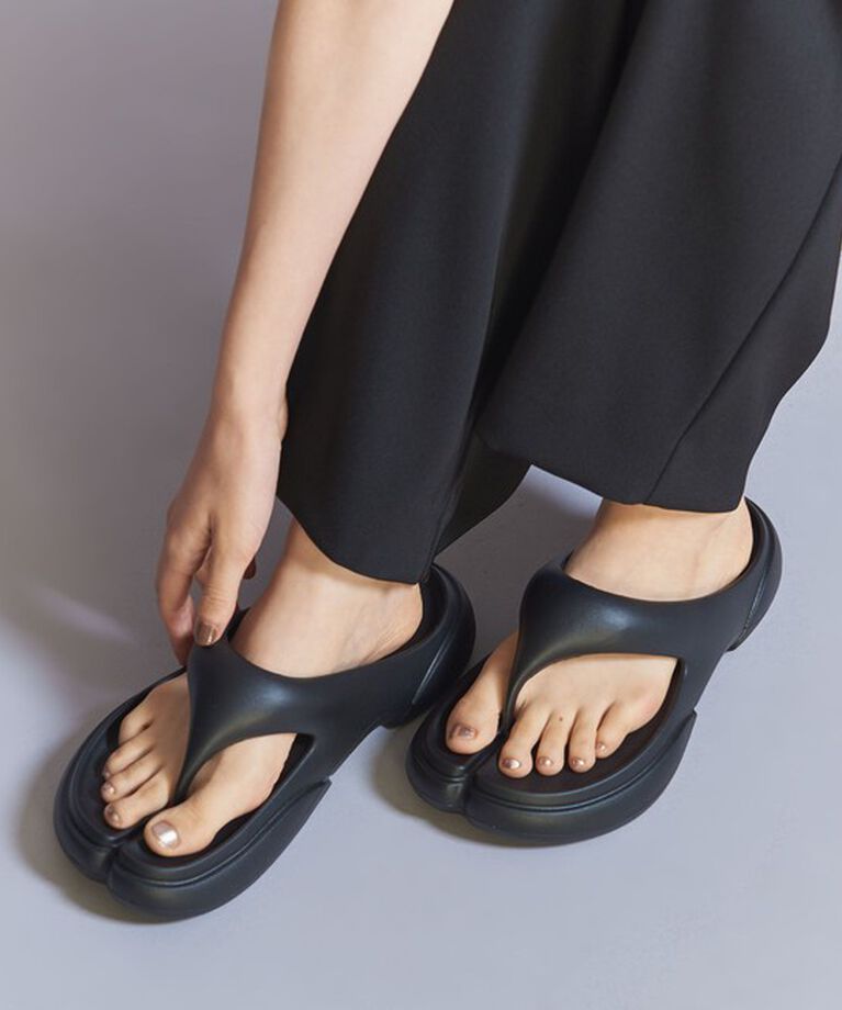 BEAUTY&YOUTH UNITED ARROWS「＜PAES＞NEW FLIPFLOP タビサンダル」|サンダル|BLACK