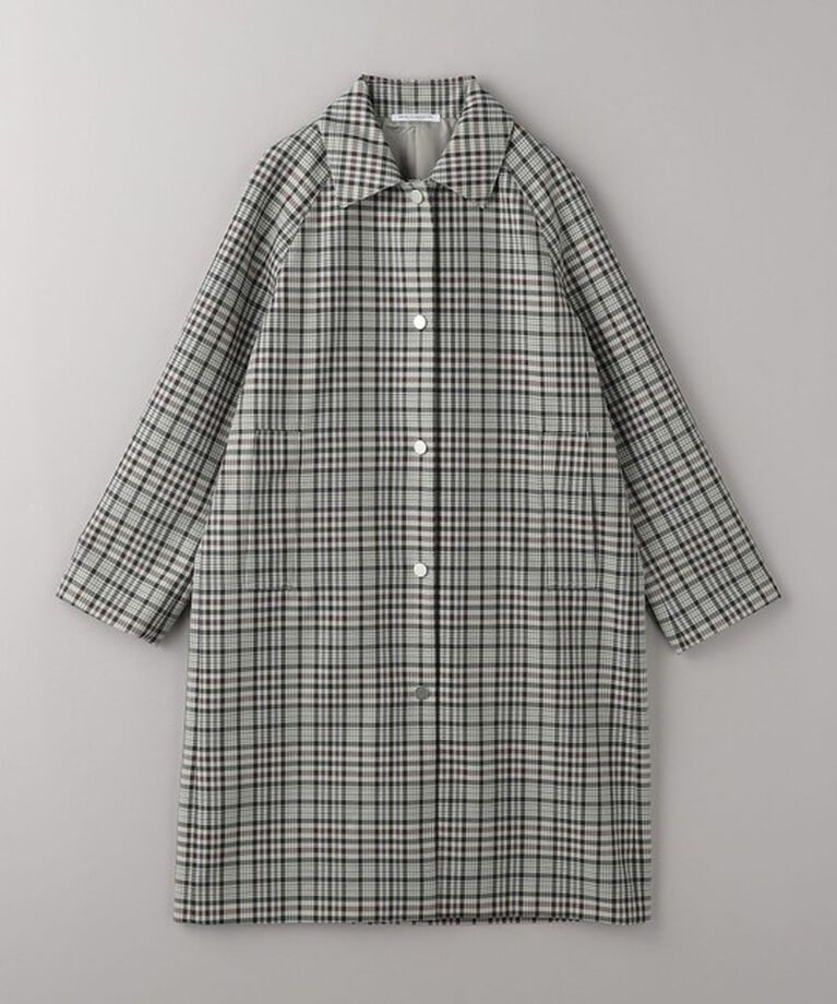 BEAUTY&YOUTH UNITED ARROWS「ステンカラー チェックコート」|ステンカラーコート|
