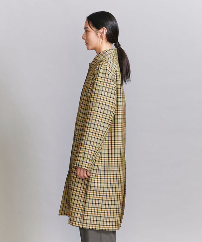 BEAUTY&YOUTH UNITED ARROWS「ステンカラー チェックコート」|ステンカラーコート|