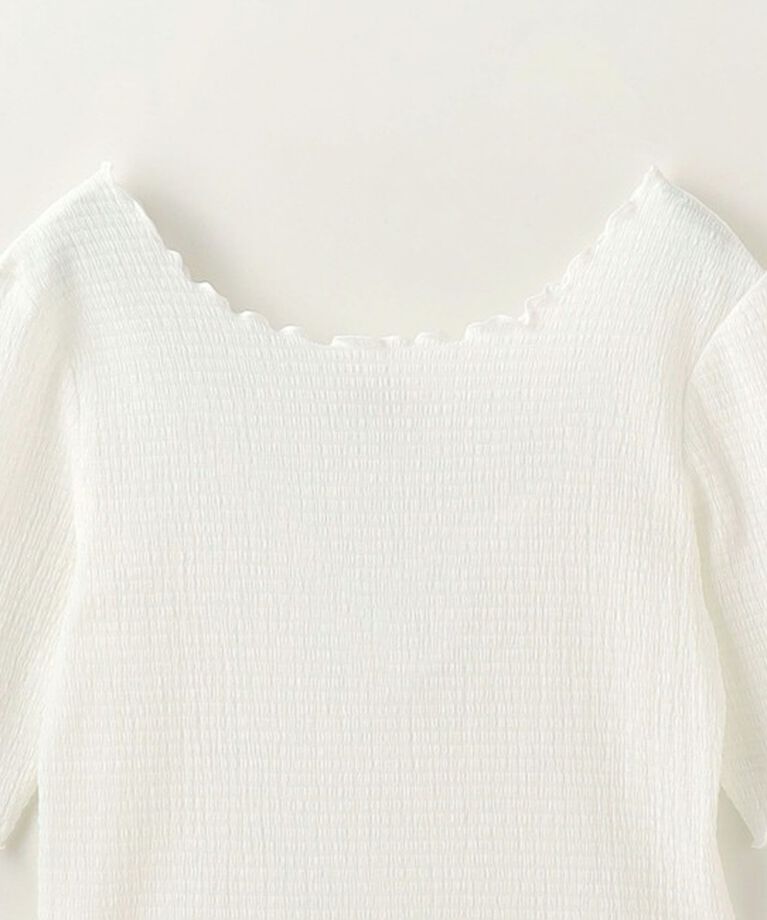 STEVEN ALAN「＜Steven Alan＞クレープ ハーフスリーブ プルオーバー」|Tシャツ・カットソー|