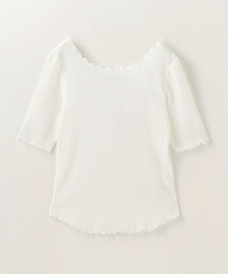 STEVEN ALAN「＜Steven Alan＞クレープ ハーフスリーブ プルオーバー」|Tシャツ・カットソー|