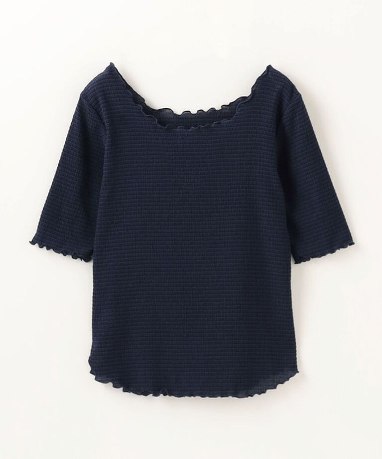 STEVEN ALAN「＜Steven Alan＞クレープ ハーフスリーブ プルオーバー」|Tシャツ・カットソー|
